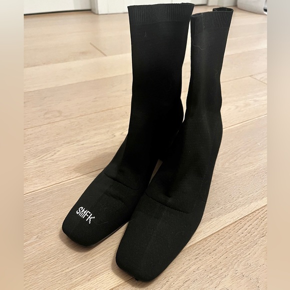 SMFK Knit Sock Ankle Boots Size 36 (US 7.5) - Picture 2 of 4